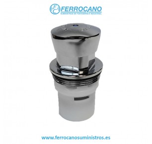 CABEZAL DUCHA TEMPORIZADA PRESTO 55-65-75 A/FRIA CROMO 01945