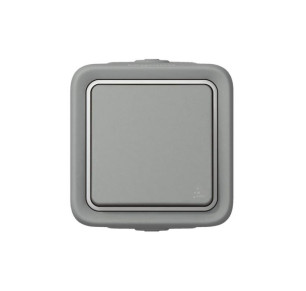 CONMUTADOR ESTANCO LEGRAND PLEXO SUPERFICIE GRIS 69711