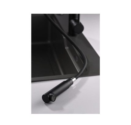 MONOMANDO FREGADERO IMEX MALTA EXTRAÍBLE NEGRO MATE GCE006/NG