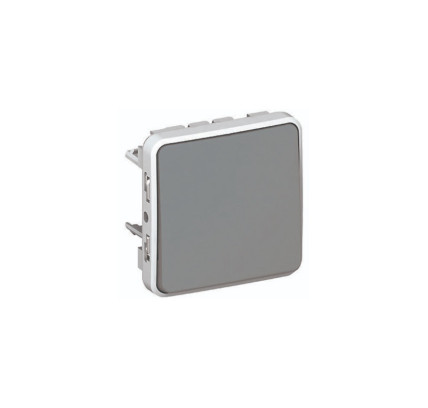CONMUTADOR ESTANCO LEGRAND PLEXO EMPOTRAR GRIS 069511E