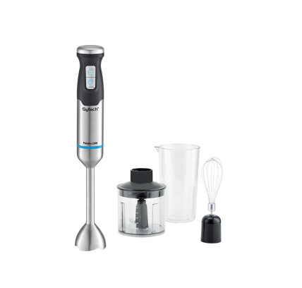 BATIDORA MANO SYTECH SYBM79A 2300W PIE INOX CON ACCESORIOS