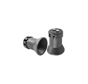 PORTALAMPARAS FERIA E-27 NEGRO