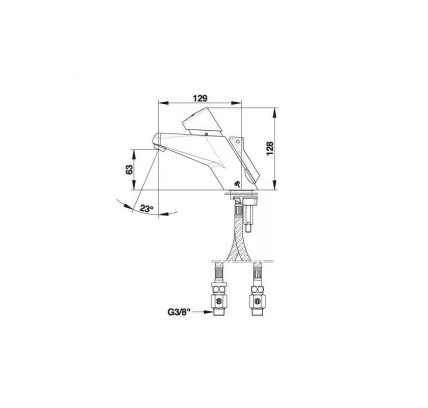 GRIFO LAVABO MEZCLADOR PRESTO PRESTOMIX 2020 CROMO 20504