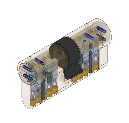 BOMBILLO SEGURIDAD LINCE CPLUS 35X35 NIQUEL REFORZADO DOBLE EMBRAGUE