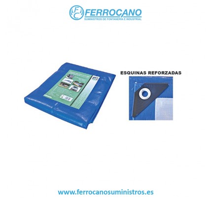 COBERTOR PISCINA AZUL/PLATA