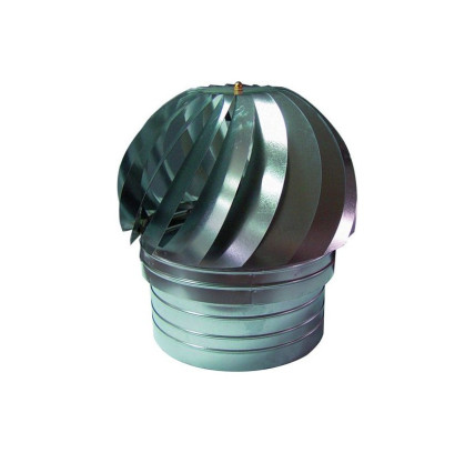 SOMBRERETE ESTUFA 125 EXTRACTOR GALVANIZADO