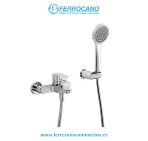 MONOMANDO BAÑO FLAT-TRES CROMO 20417001