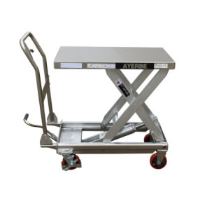 MESA HIDRAULICA INOX. 450 KG.