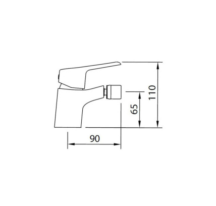 MONOMANDO BIDE CLEVER DUOVAL ELEGANCE CROMO 61363