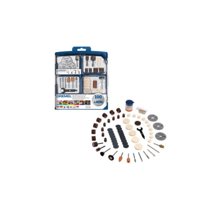 JUEGO ACCESORIOS MULTIUSOS DREMEL 100 PIEZAS