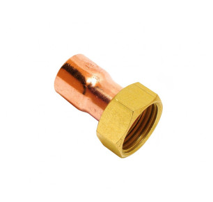 RACOR LOCO RECTO COBRE 12-1/2' FIG.359GCU
