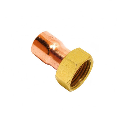 RACOR LOCO RECTO COBRE 12-1/2' FIG.359GCU