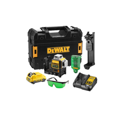 NIVEL LASER DWALT XR 360º VERDE 1 BATERIA + FIJACIÓN