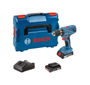 TALADRO ATORNILLADOR BOSCH GSR 18V-21 + 2 BATERÍAS 2,0 AH + L-CASE
