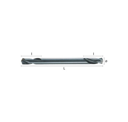 BROCA HEPYC HSS DOBLE PUNTA DIN-1897N 4.25MM 1117