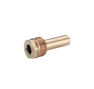 VAINA LATON PARA TERMOMETRO 1/2" L-50MM