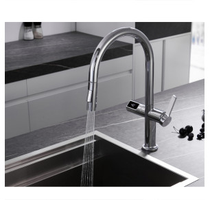 MONOMANDO FREGADERO EXTRAÍBLE IMEX TURIN CROMO GCE021