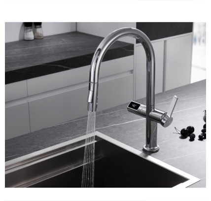 MONOMANDO FREGADERO EXTRAÍBLE IMEX TURIN CROMO GCE021