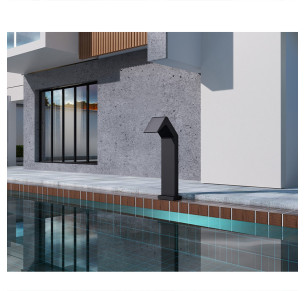 CASCADA GRANDE PISCINA POOLIMEX NIÁGARA INOX NEGRO MATE CPN002-ANG