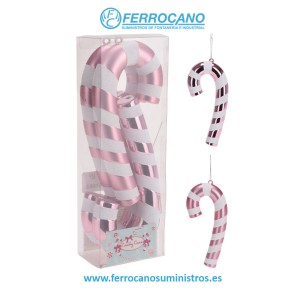 ADORNO NAVIDAD BASTON 3 PIEZAS