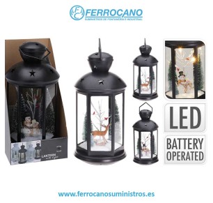 FAROL NAVIDAD 43CM NOEL