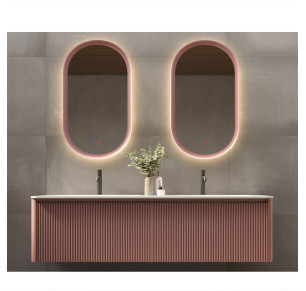 ESPEJO BAÑO LEDIMEX MILANO 50X90CM MOKA