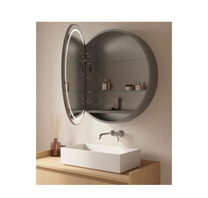 ESPEJO CAMERINO NOX Ø 80CM