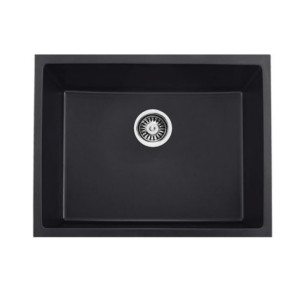 FREGADOR PLASTIMODUL RONDA 55X45 GRANITO NEGRO