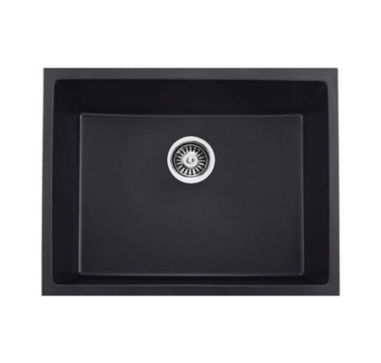 FREGADOR PLASTIMODUL RONDA 55X45 GRANITO NEGRO