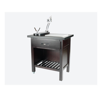 MESA JAMONERA MEDIANA 600X800 BUARFE LACADO WENGUÉ 14045