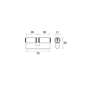 BOMBILLO SEGURIDAD FAC 71-P (35X35) NIQ L/L