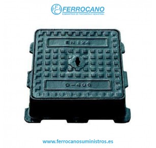 TAPA ARQUETA DUCTIL 500X500 D-400