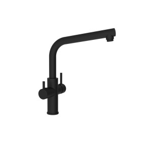 MONOMANDO FREGADOR CLEVER 3 VIAS NEGRO MATE 61237