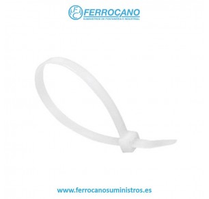 BRIDA NYLON BLANCA 6.0X365 (100 UDS)