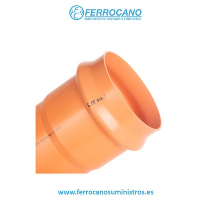 TUBO PVC SANEAMIENTO 400 SN4 (6 METROS)