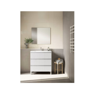 CONJUNTO MUEBLE BAÑO VISOBATH BOX 70CM 3 CAJONES + LAVABO FLAT