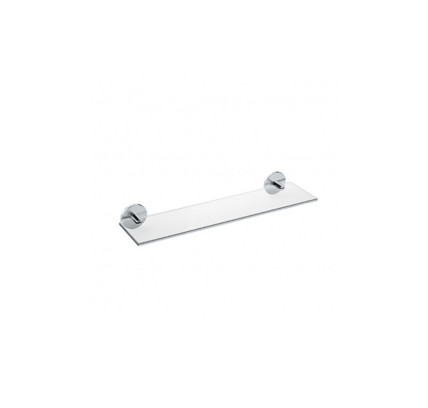 ESTANTE VIDRIO GALA KAY ROUND 40CM CROMO 53167