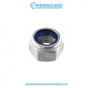 TUERCA FRENO ZINCADA DIN-985 M18 (50UDS)