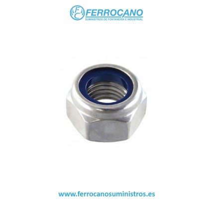 TUERCA FRENO ZINCADA DIN-985 M18 (50UDS)