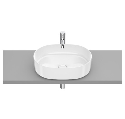 LAVABO SOBRE ENCIMERA ROCA ROUND INSPIRA FINECERAMIC BLANCO A327520000