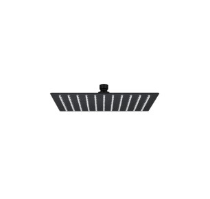 ROCIADOR DUCHA EXTRAPLANO CUADRADO KALLA 25CM NEGRO MATE 03446N