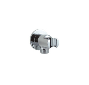 SOPORTE TOMA PARED FLEXO DUCHA KALLA ERGOS CROMO 03630