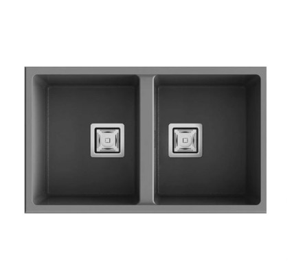 FREGADOR POALGI ZIE 70 2S CONCRET BRILLO GLOSS