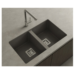 FREGADOR POALGI ZIE 70 2S CONCRET BRILLO GLOSS