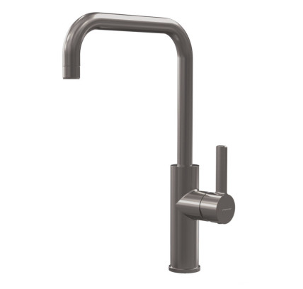 GRIFO DE COCINA MONOMANDO 300MM 5L/MIN ALPINA RIGHT GUNMETAL CEPILLADO COLD OPEN