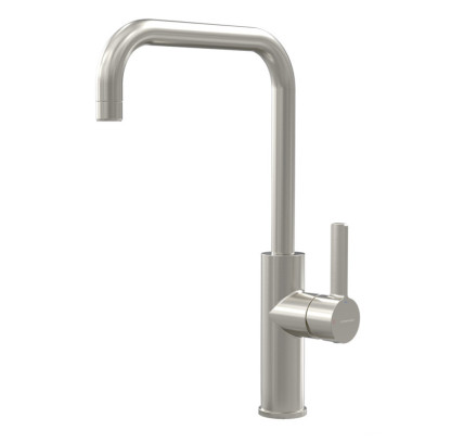 GRIFO DE COCINA MONOMANDO 300MM 5L/MIN ALPINA RIGHT NIQUEL CEPILLADO COLD OPEN