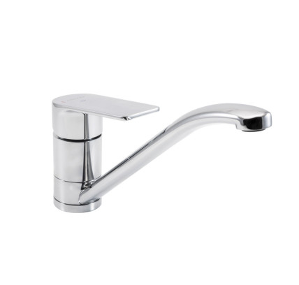 GRIFO DE COCINA MONOMANDO 145MM CON CAÑO HORIZONTAL VOGUE XTREME COLD OPEN ECONATURE