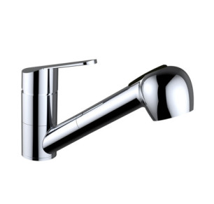 GRIFO DE COCINA MONOMANDO 100MM CON CAÑO HORIZONTAL 2 FUNCIONES MASTER EXTRAÍBLE