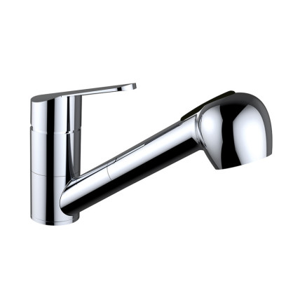 GRIFO DE COCINA MONOMANDO 100MM CON CAÑO HORIZONTAL 2 FUNCIONES MASTER EXTRAÍBLE