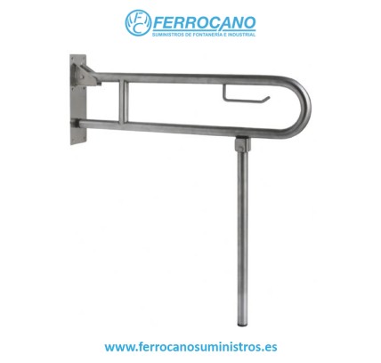 BARRA ABATIBLE NOFER MURAL 80CM CON APOYO